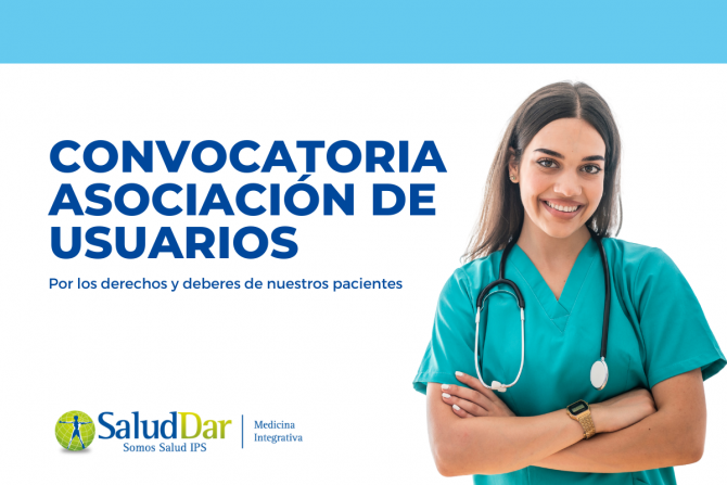 imagen de TERCERA CONVOCATORIA: ASOCIACIÓN DE USUARIOS SALUDDAR