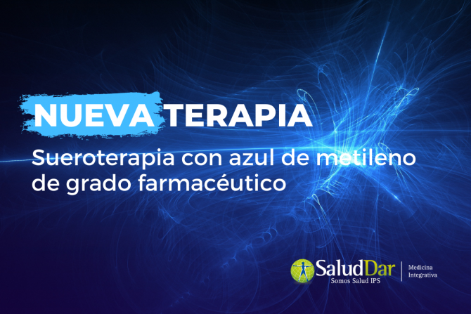 imagen de SUEROTERAPIA CON AZUL DE METILENO - AHORA EN SALUDDAR